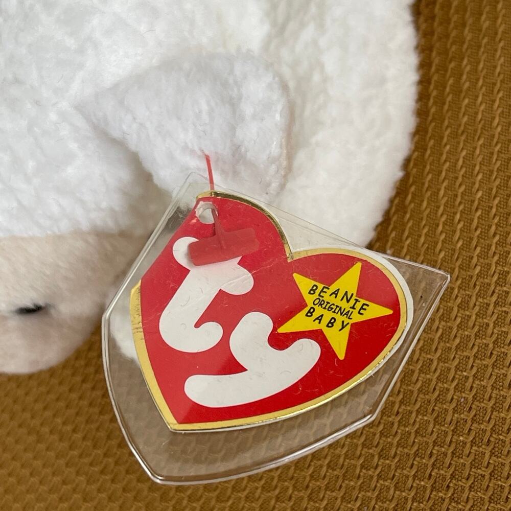 Vintage Rare Fleece, Ty Beanie Baby , Sheep, - Picture 3 of 8
